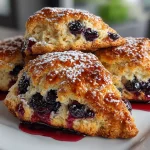 blueberry scones