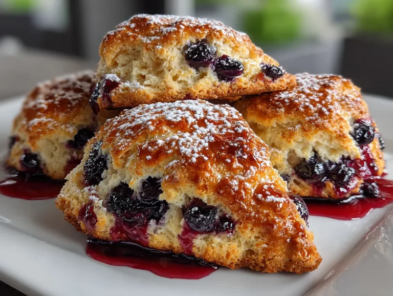 blueberry scones