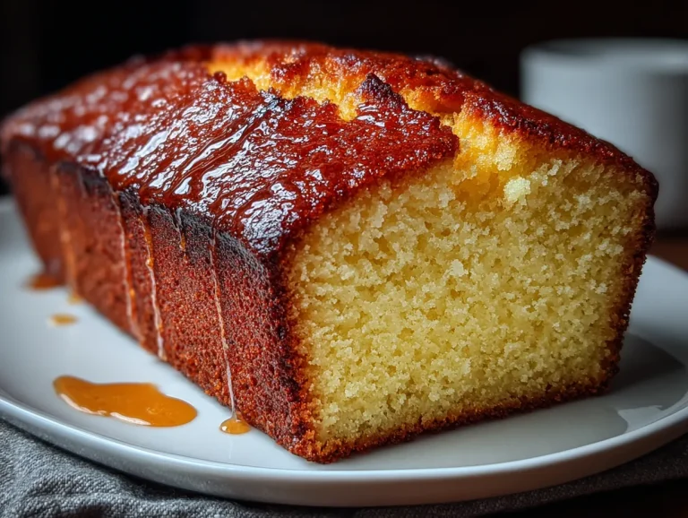 Classic Vanilla Bean Pound Loaf Cake