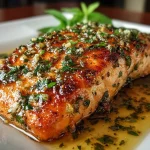 garlic butter baked salmon
