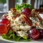 Southern Chicken Salad with Grapes and Pecans