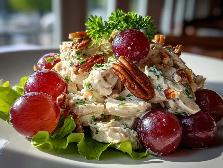 Southern Chicken Salad with Grapes and Pecans